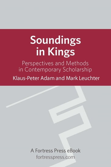 Soundings in Kings - Klaus-Peter Adam