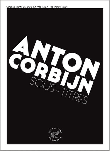 Sous-titres - Anton Corbijn