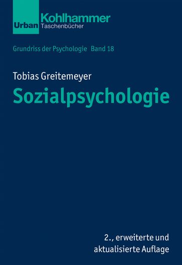 Sozialpsychologie - Tobias Greitemeyer - Bernd Leplow - Maria von Salisch
