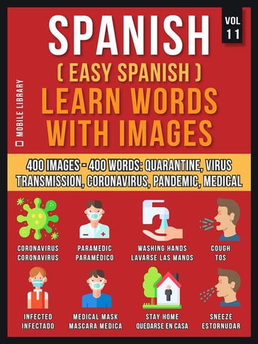 Spanish (Easy Spanish) Learn Words With Images (Vol 11) - Mobile Library