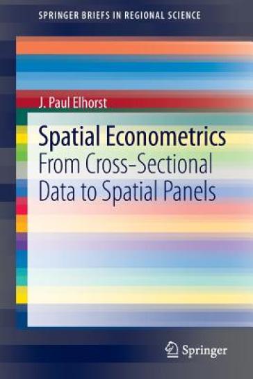 Spatial Econometrics - J. Paul Elhorst