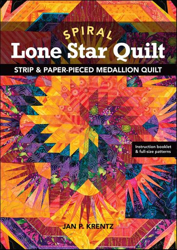 Spiral Lone Star Quilt - Jan Krentz