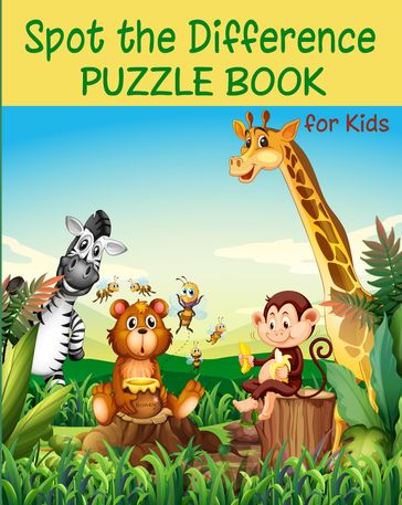 Spot The Difference_ Puzzle Book for Kids - Green Planet House