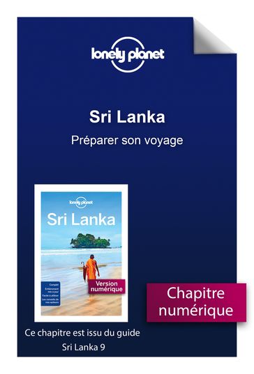 Sri Lanka 9ed - Préparer son voyage - Lonely Planet