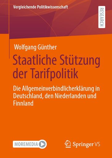 Staatliche Stützung der Tarifpolitik - Wolfgang Gunther