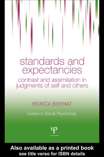 Standards and Expectancies - Monica Biernat