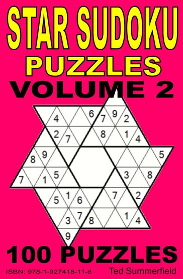 Star Sudoku Puzzles. Volume 2. - Ted Summerfield