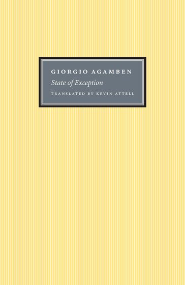 State of Exception - Giorgio Agamben