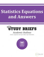 Statistics Equations and Answers