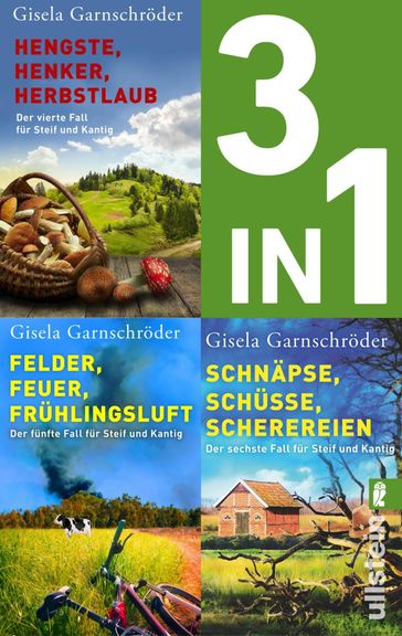 Steif und Kantig ermitteln  Band 4-6 der beliebten Cosy-Crime-Reihe - Gisela Garnschroder
