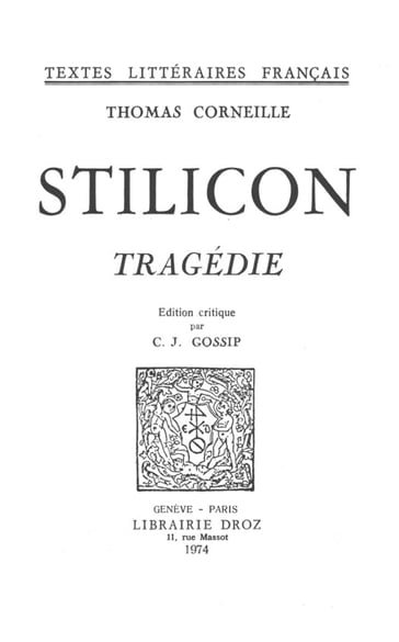 Stilicon - Thomas Corneille