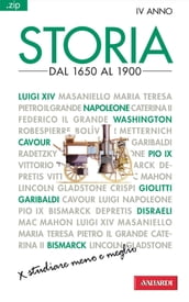 Storia. Dal 1650 al 1900