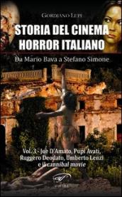 Storia del cinema horror italiano. Da Mario Bava a Stefano Simone. 3.Joe D Amato, Pupi Avati, Ruggero Deodato, Umberto Lenzi e il cannibal movie