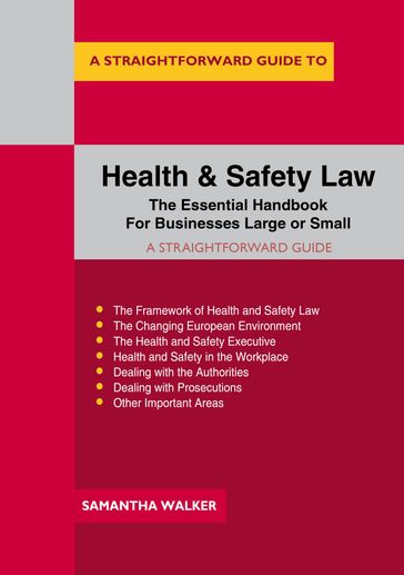 A Straightforward Guide To Health And Safety Law - Samantha Walker