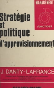 Stratégie et politique d approvisionnement