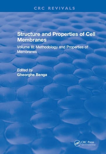 Structure and Properties of Cell Membrane Structure and Properties of Cell Membranes - Gheorghe Benga