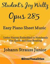 Student s Joy Waltz Opus 285 Easy Piano Sheet Music