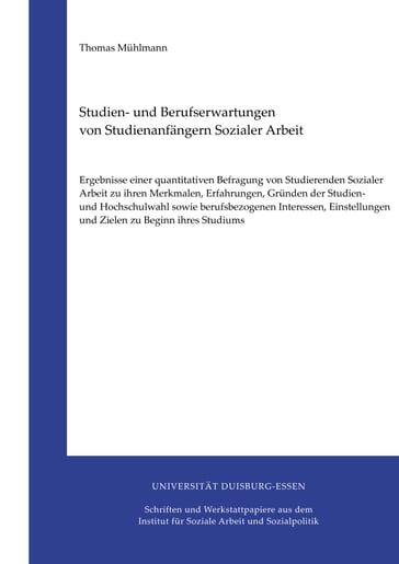 Studien- und Berufserwartungen von Studienanfängern Sozialer Arbeit - Thomas Muhlmann