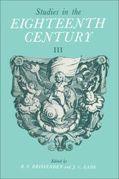 Studies in the Eighteenth Century III