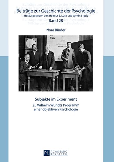 Subjekte im Experiment - Nora Binder - Helmut E. Luck