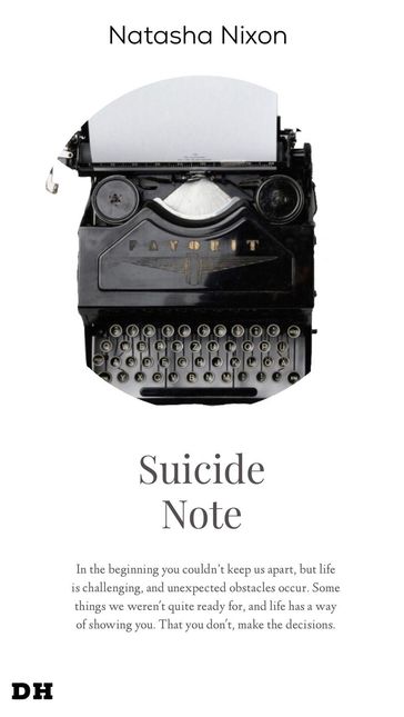 Suicide Note - Natasha Nixon