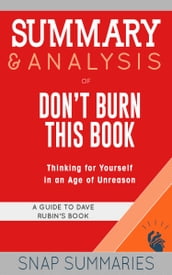 Summary & Analysis of Don t Burn This Book
