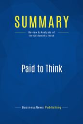 Summary: Paid to Think