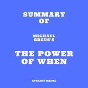 Summary of Michael Breus s The Power of When