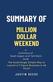 Summary of Million Dollar Weekend by Noah Kagan and Tahl Raz: The Surprisingly Simple Way to Launch a 7-Figure Business in 48 Hours