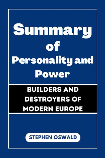 Summary of Personality and Power - Stephen Oswald