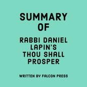 Summary of Rabbi Daniel Lapin s Thou Shall Prosper