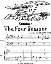 Summer the Four Seasons First Movement Beginner Piano Sheet Music Tadpole Edition