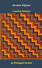 Sunset Afghan Vintage Crochet Pattern