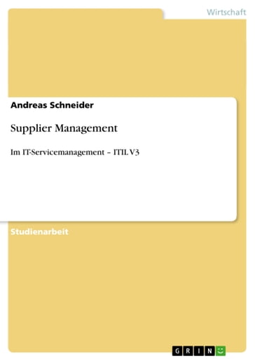 Supplier Management - Andreas Schneider