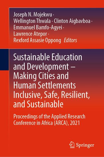 Sustainable Education and Development  Making Cities and Human Settlements Inclusive, Safe, Resilient, and Sustainable