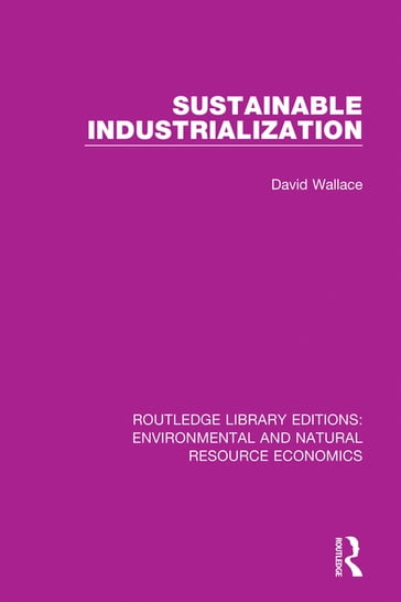 Sustainable Industrialization - David Wallace