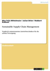 Sustainable Supply Chain Management