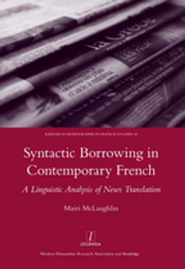 Syntactic Borrowing in Contemporary French - Mairi MaLaughlin