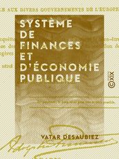 Système de finances et d économie publique