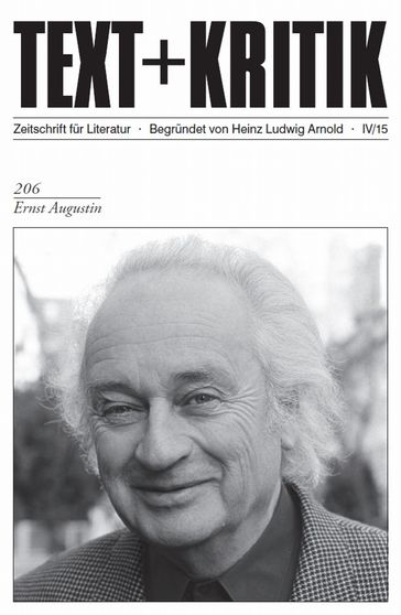 TEXT+KRITIK 206 - Ernst Augustin - Heinz Ludwig Arnold