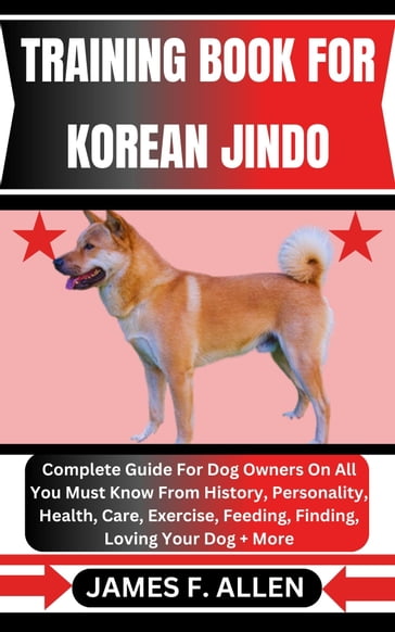 TRAINING BOOK FOR KOREAN JINDO - James F. Allen