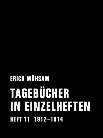 Tagebücher in Einzelheften. Heft 11 - Erich Muhsam