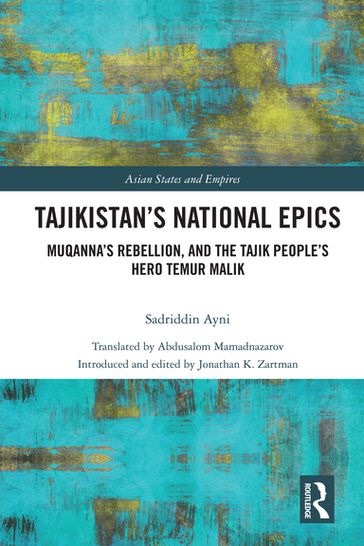Tajikistan's National Epics - Sadriddin Ayni