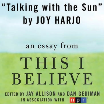 Talking with the Sun - Joy Harjo