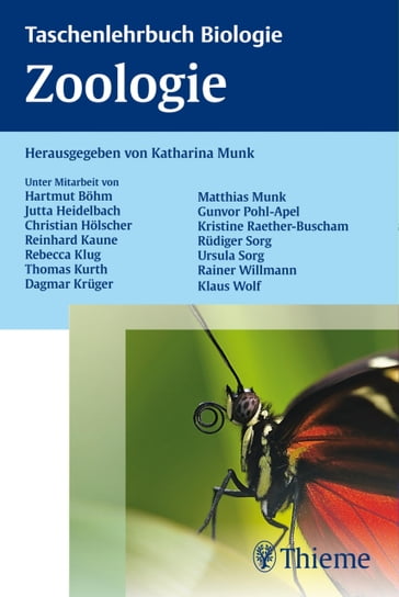 Taschenlehrbuch Biologie: Zoologie - Christian Hoelscher - Hartmut Bohm - Jutta Heidelbach - Katharina Munk - Rebecca Klug - Reinhard Kaune