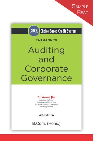 Taxmann's Auditing and Corporate Governance - Dr. Aruna Jha