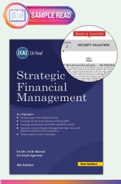Taxmann s CRACKER for Strategic Financial Management CA Final New Syllabus