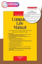 Taxmann s Company Law Manual