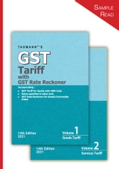 Taxmann s GST Tariff with GST Rate Reckoner (Set of 2 Volumes)