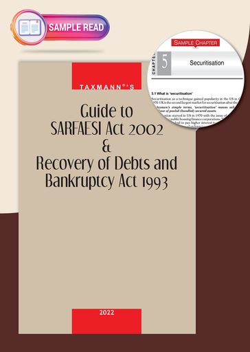 Taxmann's Guide to SARFAESI Act 2002 & Recovery of Debts and Bankruptcy Act 1993 - Taxmann